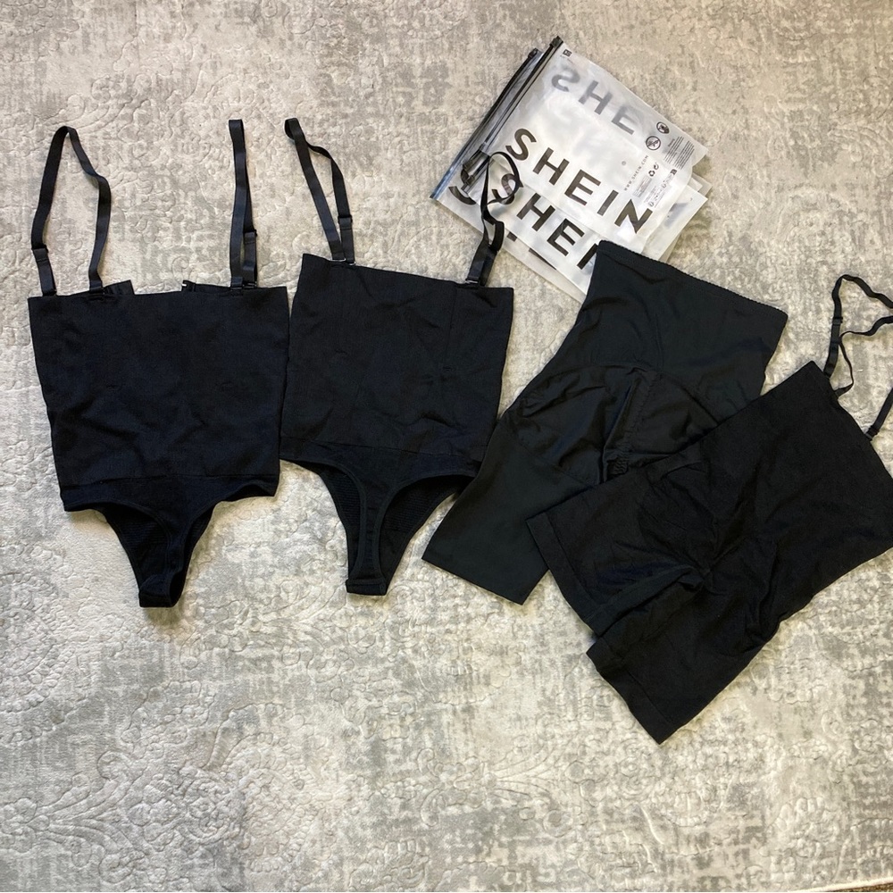 Women's Shein shapewear bodysuits LOT of 4 Size Small NEW